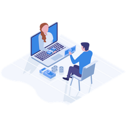 Business Meeting Online Financial Meeting Business Discussion Icon