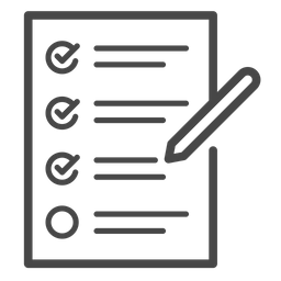 Lista de controle  Ícone