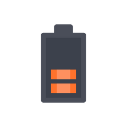 Mittlere Batterie  Symbol