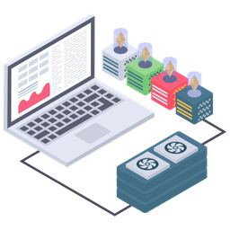 Bitcoin Distributed Network  Icon