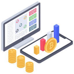 Análisis de bitcoins  Icono