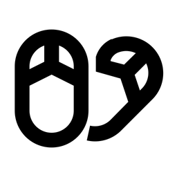 Strandsandalen  Symbol