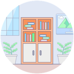 Books Cupboard  Icon