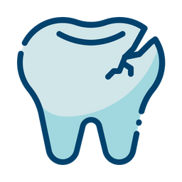 Dente quebrado  Ícone