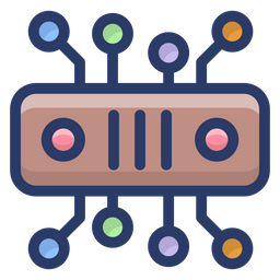 Réseau de serveurs de données  Icône