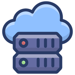 Cloud Data Server  Icon