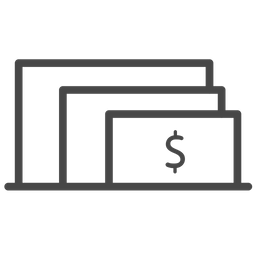 Banknotes Size  Icon