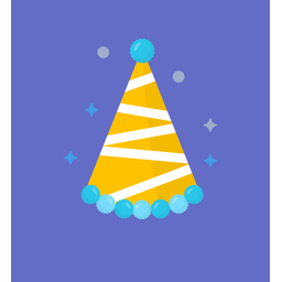 Birthday Cap  Icon