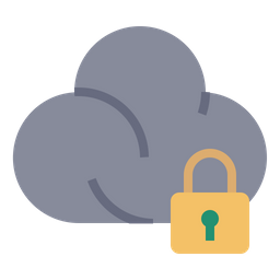 Cloud Secure  Icon