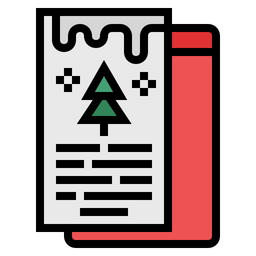 Christmas Card  Icon