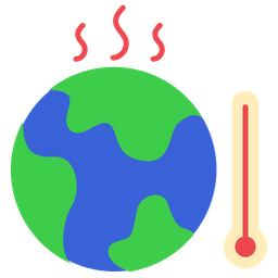 Alta temperatura  Icono