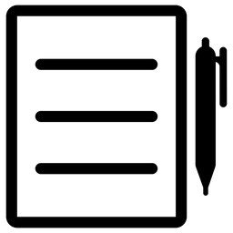 Vereinbarungspapier  Symbol