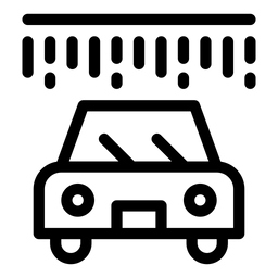 Autowäsche  Symbol