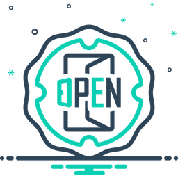 Open  Icon