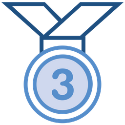 3ª medalha  Ícone