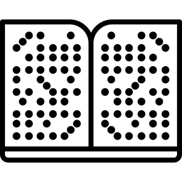 Blindenschrift  Symbol