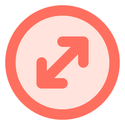 Diagonal arrow  Icon