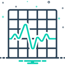 Line Graph  Icon