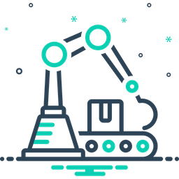 Automated Robotic Arm  Icon