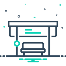 Bushaltestelle  Symbol