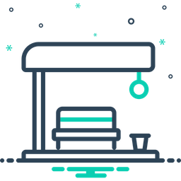 Bushaltestelle  Symbol