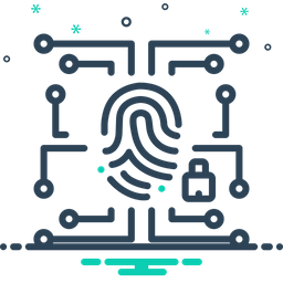 Biometric Data Security  Icon