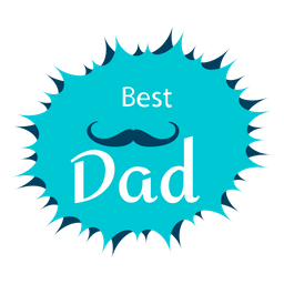 Best Dad Label  Icon