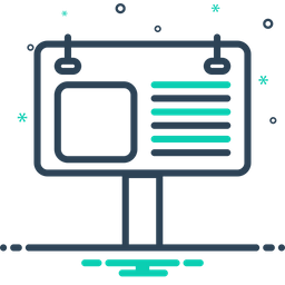 Painel publicitário  Ícone