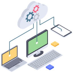 Cloud Computing Network  Icon