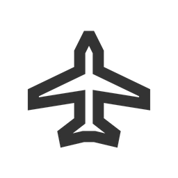 Flugzeug  Symbol