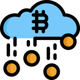 Cloud Cryptocurrency  Icon