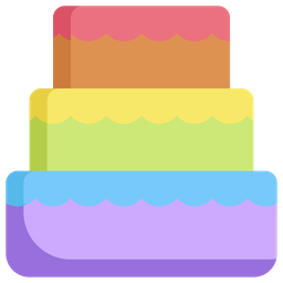 Lgbt Cake  Icon