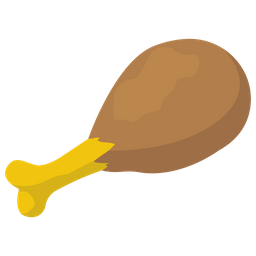 Chicken Leg Piece  Icon