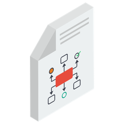 Geschäfts-Sitemap-Bericht  Symbol