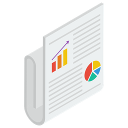 Relatório de análise de negócios  Ícone