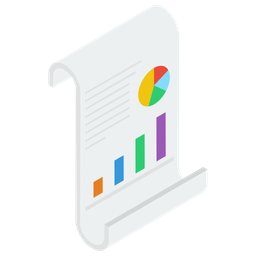 Relatório de análise de negócios  Ícone