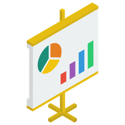 Geschäfts Präsentation  Symbol