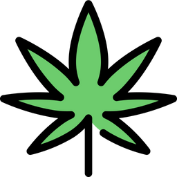 Hoja de cannabis  Icono