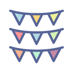 Bunting  Icon