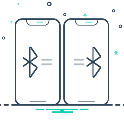 Conectividade bluetooth  Ícone