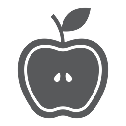 Half apple  Icon