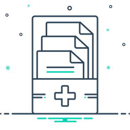 의료 기록  아이콘