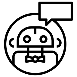 Künstliche Intelligenz-Agent  Symbol