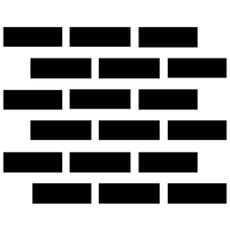 Ziegelmauerbau  Symbol