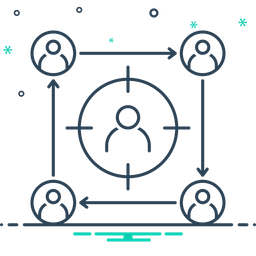 Schwerpunktgruppen  Symbol