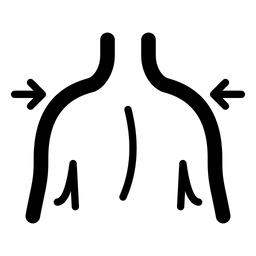 Körper Schultern  Symbol