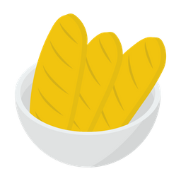 Baguette Bread Basket  Icon