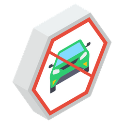 Car Prohibition  Icon