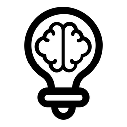 Kreatives Gehirn  Symbol