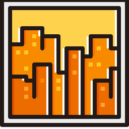 Cityscape dusk  Icon